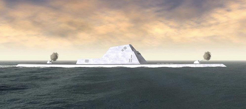 Vermutlicher Inspirationsquell: Zerstörer DD-21 Zumwalt. Foto: FAS.org/Wikimedia