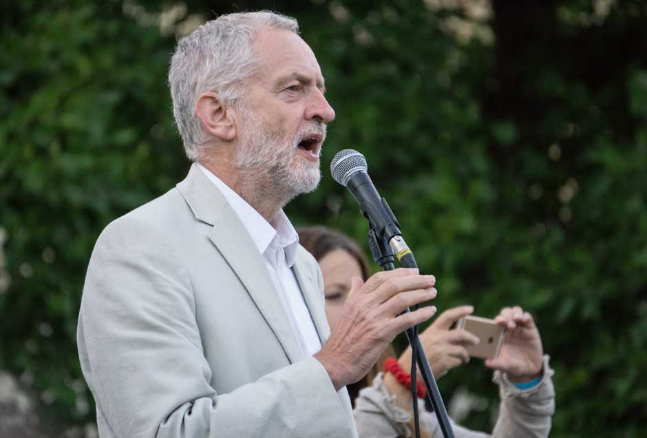 Wahlgewinner Jeremy Corbyn.