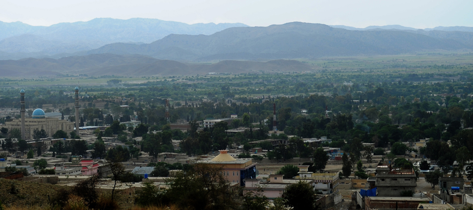 Blick auf die Stadt Khost. Foto: gemeinfrei
