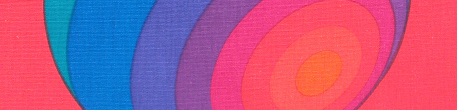 Rundes Design: Stoff-Muster von Verner Panton. Foto: Archiv der Stadt Mössingen 