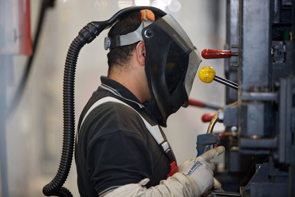 Schaffner bei der Arbeit, Zukunftsvision für 2039. Foto: Joachim E. Röttgers 