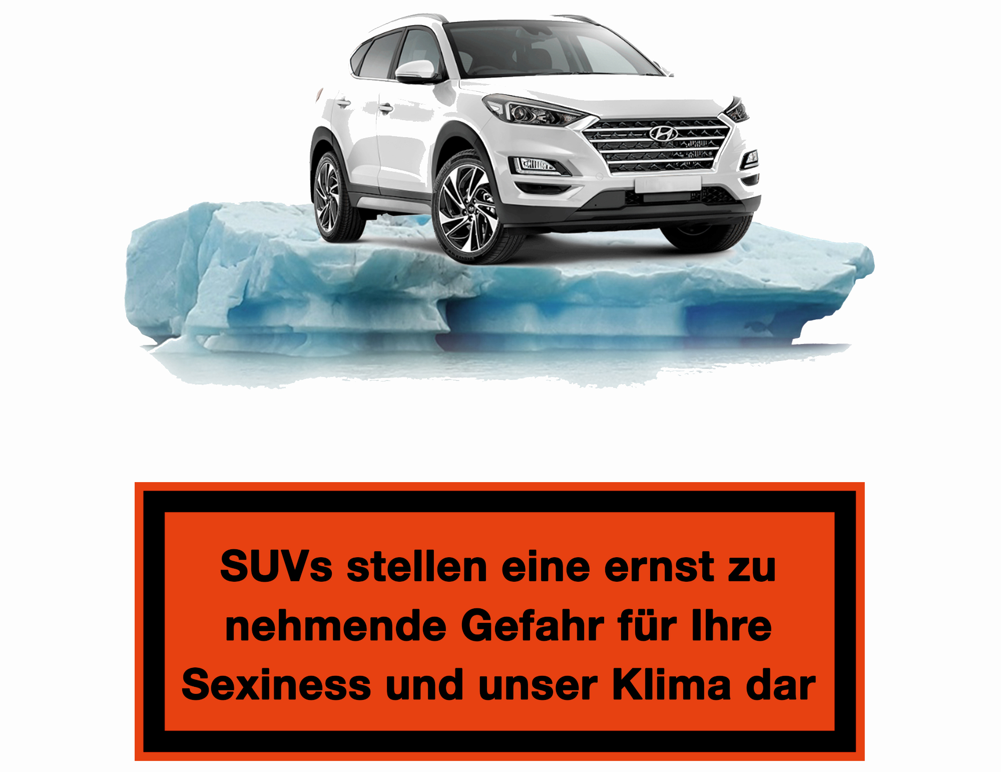 SUV-Poster. Foto: Raus aus unserer Stadt