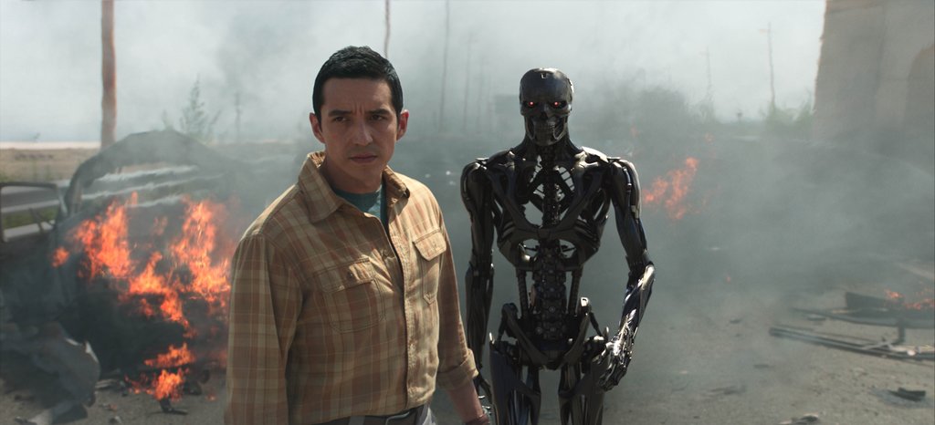 Der Kampf der Terminators (links der neue böse, gespielt von Gabriel Luna) geht in Runde sechs. Fotos: Twentieth Century Fox